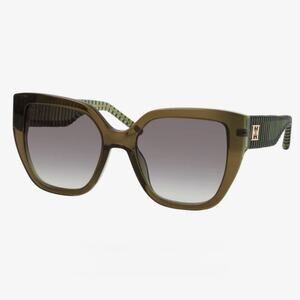 New! Escada SESE44 0914 Stylish Green Sunglasses, Authentic